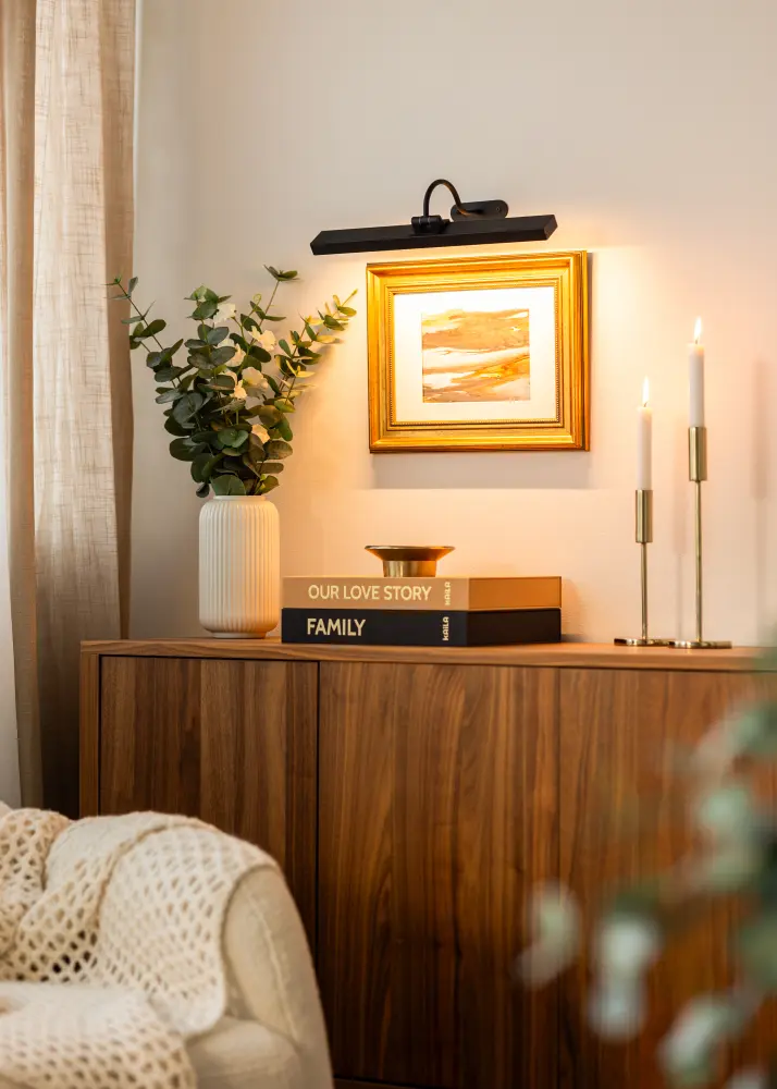 KAILA Flare Batteridriven Tavelbelysning 40 cm - Svart