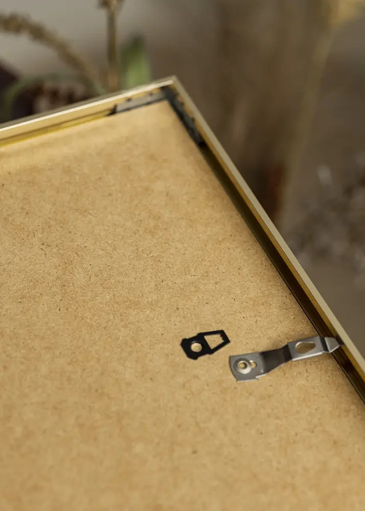 Ram Aluminium Blank Guld 30x40 cm - Passepartout Vit 21x29,7 cm (A4)