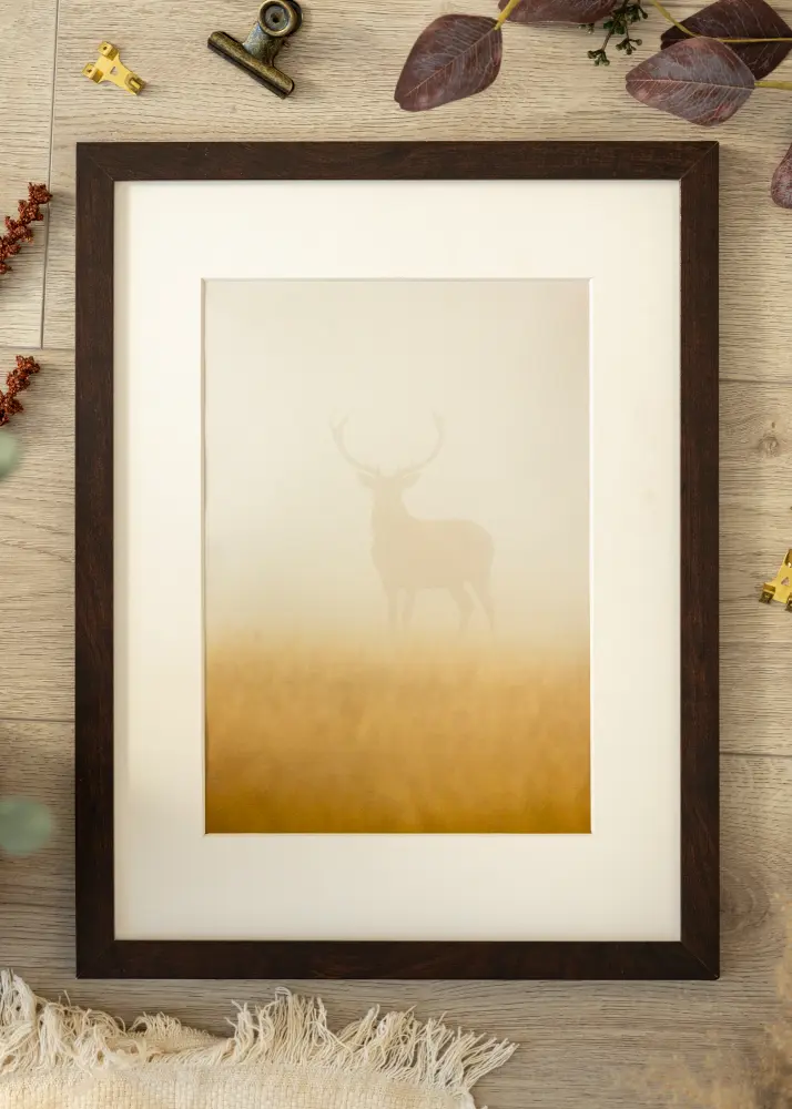Ram BGA Classic Akrylglas Valnöt 70x100 cm