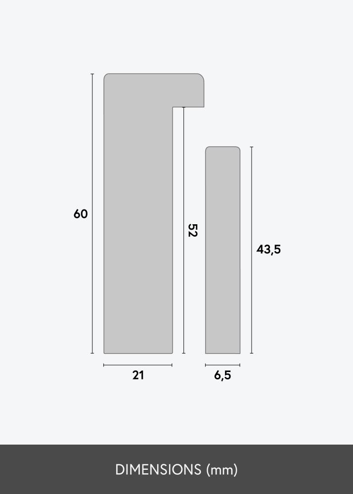 Ram Sala Svart - Valfri Storlek