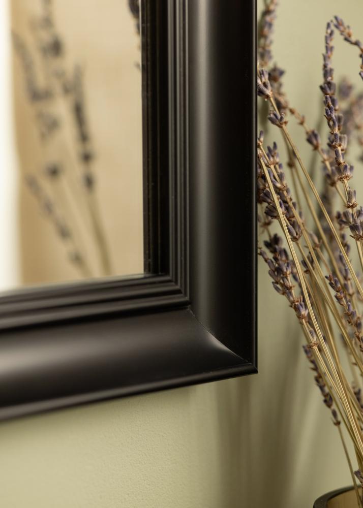 Spegel Alice Svart 48x48 cm