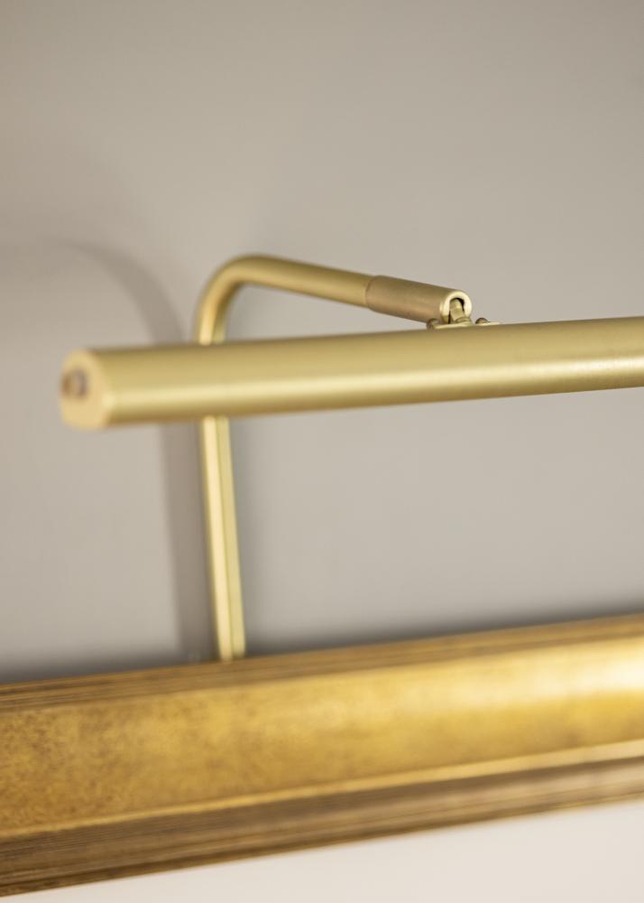 Gallery LED 30 cm tavelbelysning - Mässing