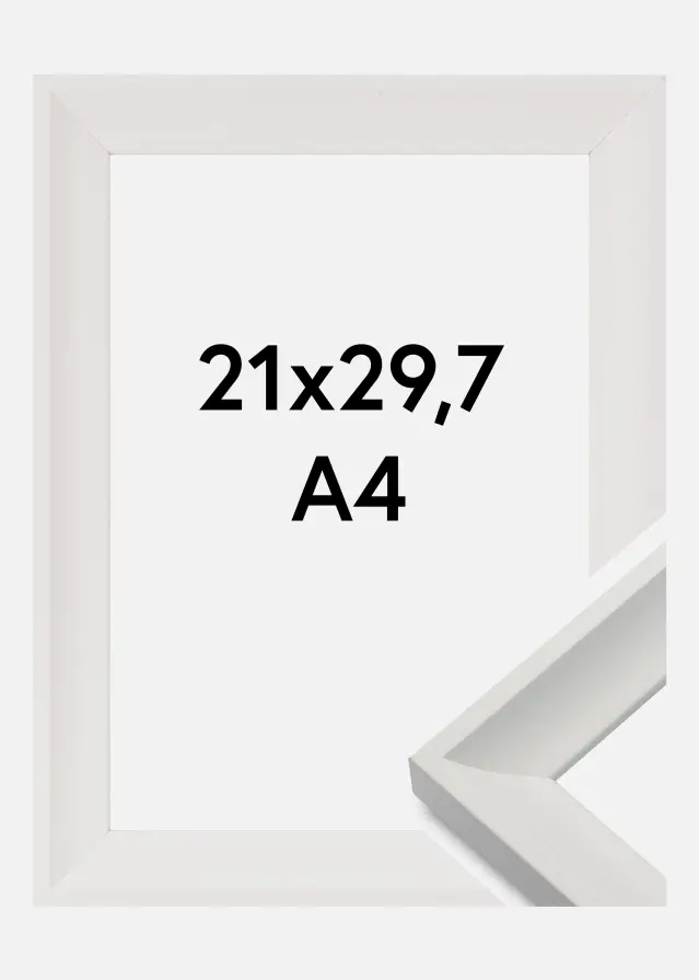 Ram Öjaren Akrylglas Vit 21x29,7 cm (A4)