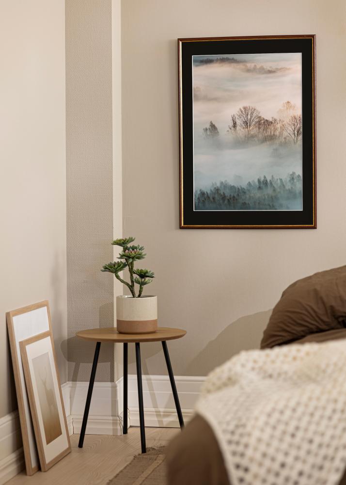 Ram Horndal Brun 50x60 cm - Passepartout Svart 40x50 cm