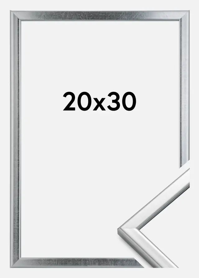 Ram Slim Matt Antireflexglas Silver 20x30 cm