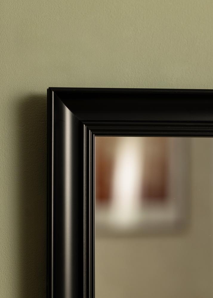 Spegel Alice Svart 48x48 cm