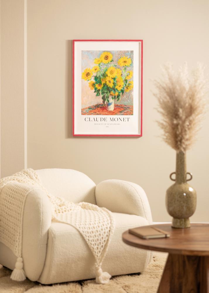 Ram Diana Akrylglas Röd 45x60 cm