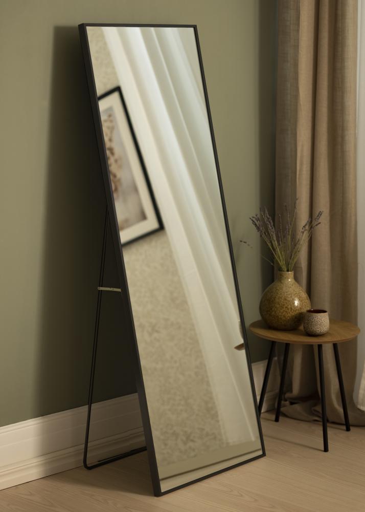 Spegel Tall Rectangle Svart 55x150 cm