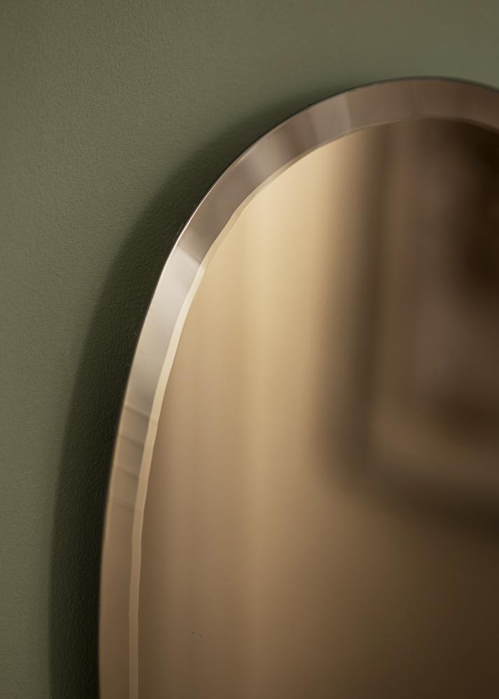 Spegel Wave Brown 55x110 cm