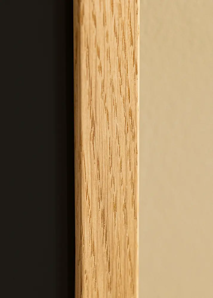 Ram Trendline Ek 42x59,4 cm (A2) - Passepartout Svart 25x38 cm