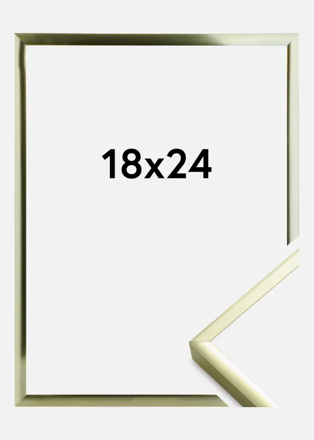 Ram Poster Frame Aluminum Gold 18x24 cm