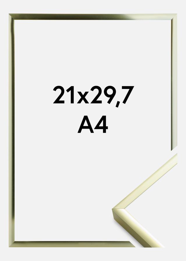 Ram Poster Frame Aluminum Gold 21x29,7 cm (A4)