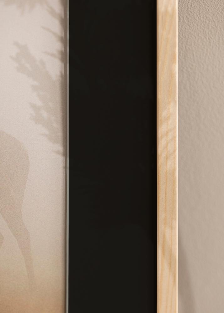 Ram Galant Furu 30x30 cm - Passepartout Svart 8x8 inches