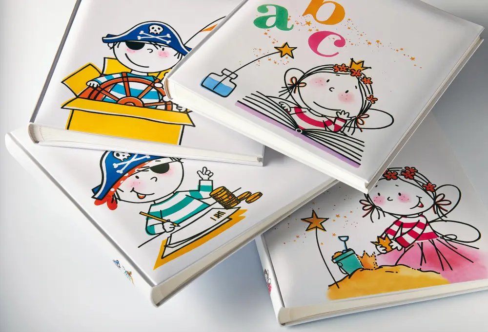Barnalbum Fe Skola - 28x30,5 cm (50 Vita sidor / 25 blad)