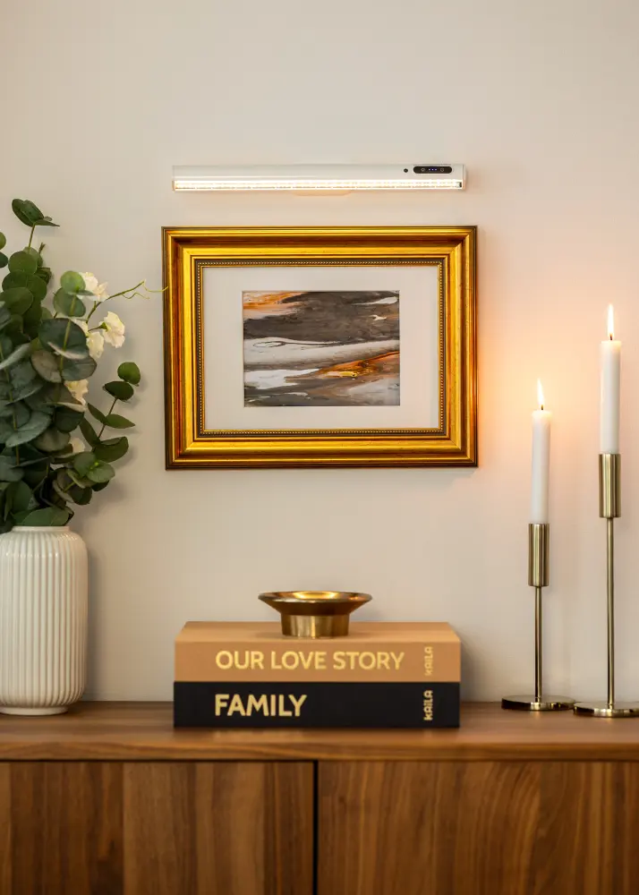 KAILA Illuminate Batteridriven Tavelbelysning 35 cm - Vit