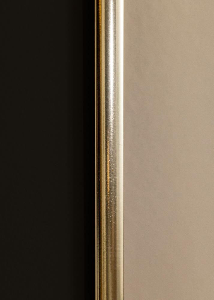 Ram Aluminium Blank Guld 70x100 cm - Passepartout Svart 62x85 cm