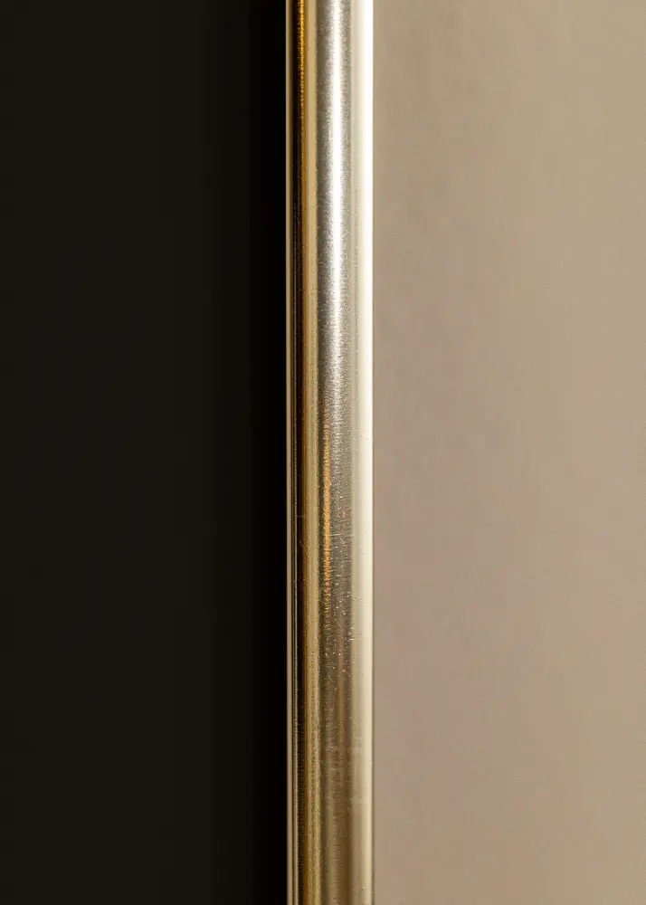 Ram Aluminium Blank Guld 30x40 cm - Passepartout Svart 21x30 cm