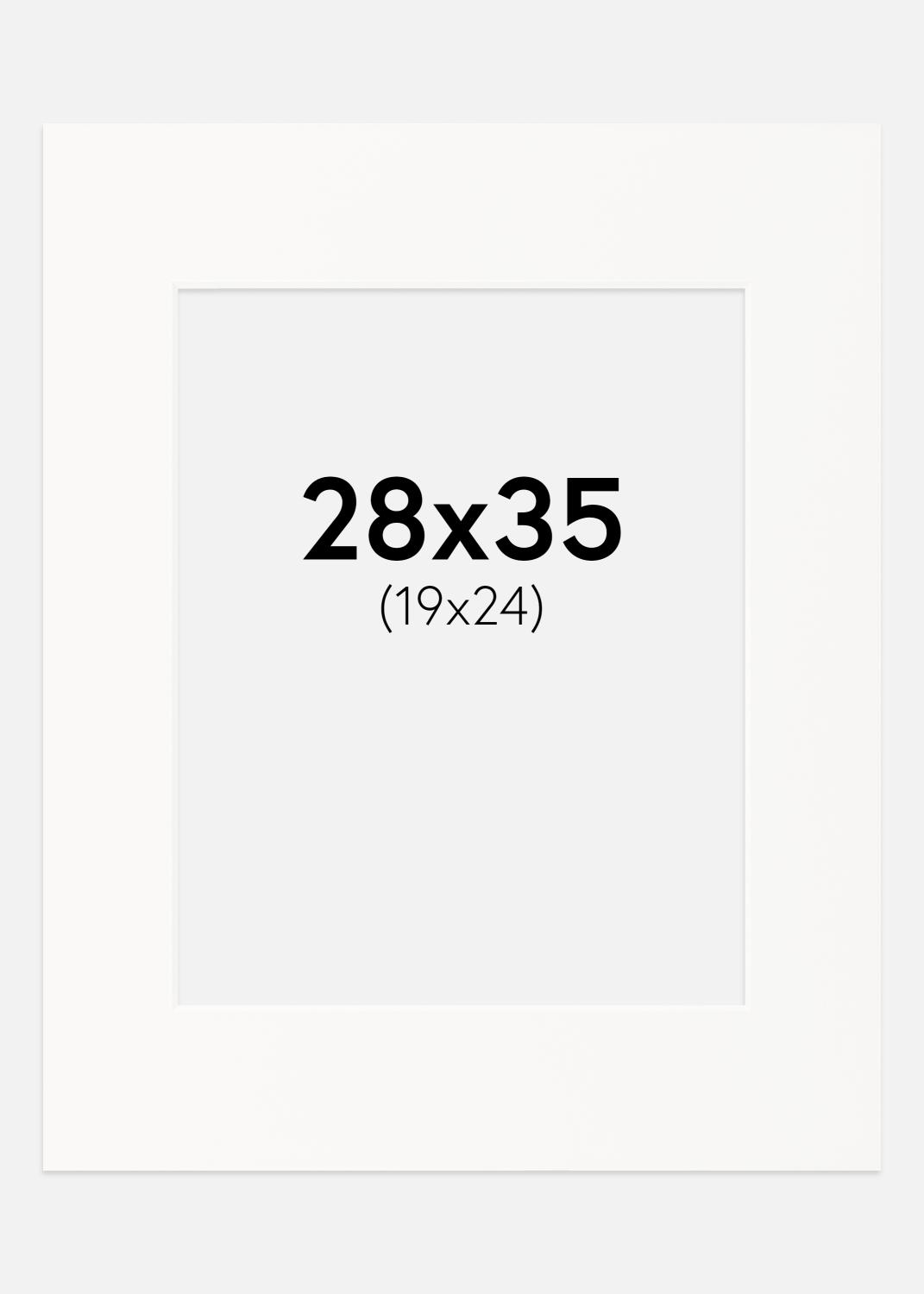 Product Image for Passepartout Offwhite (Vit kärna) 28x35 cm (19x24)