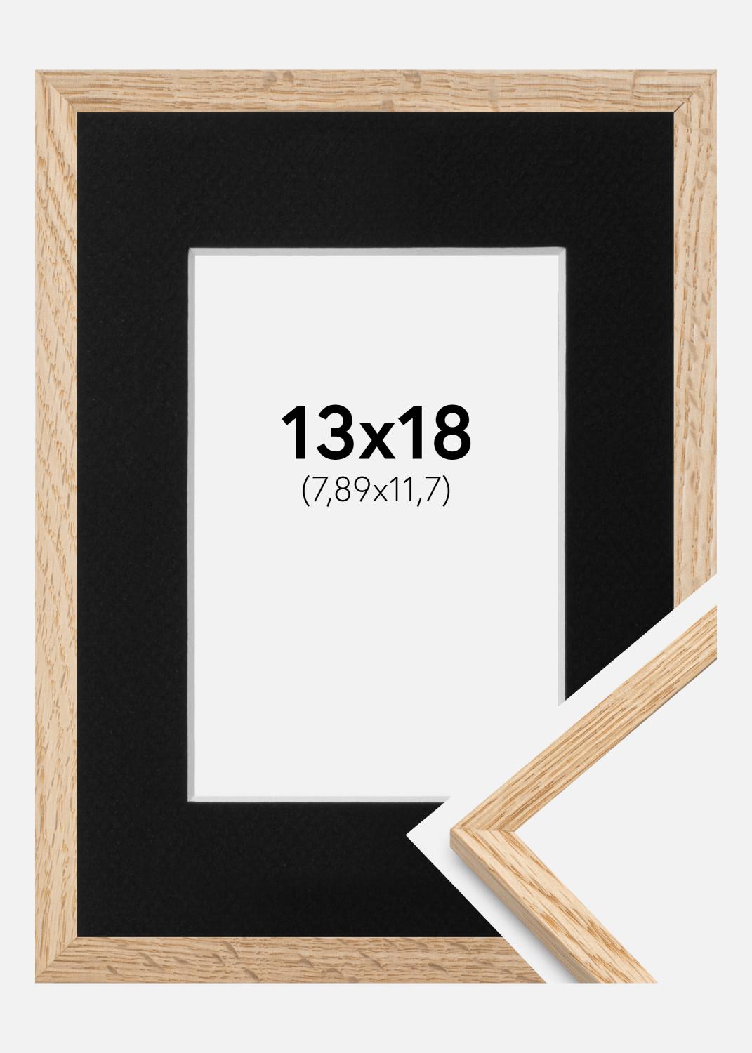 Product Image for Ram Tunn Ek 13x18 cm - Passepartout Svart 3,5x5 inches