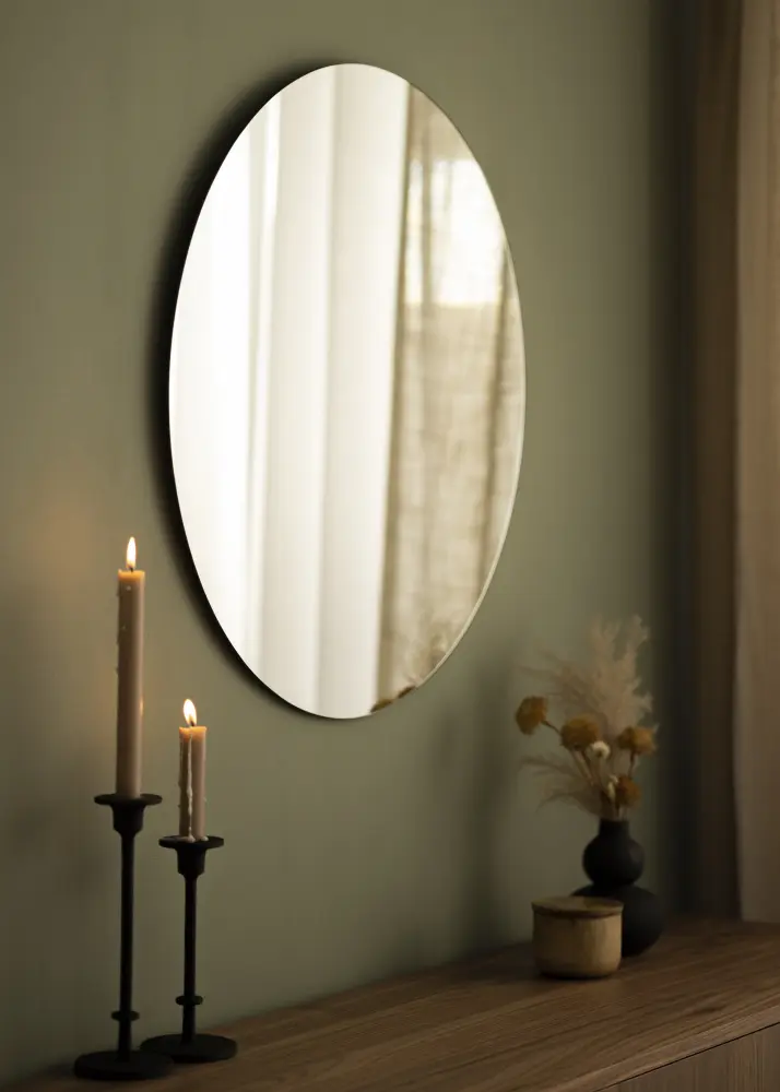 Spegel Round Clear 70 cm Ø