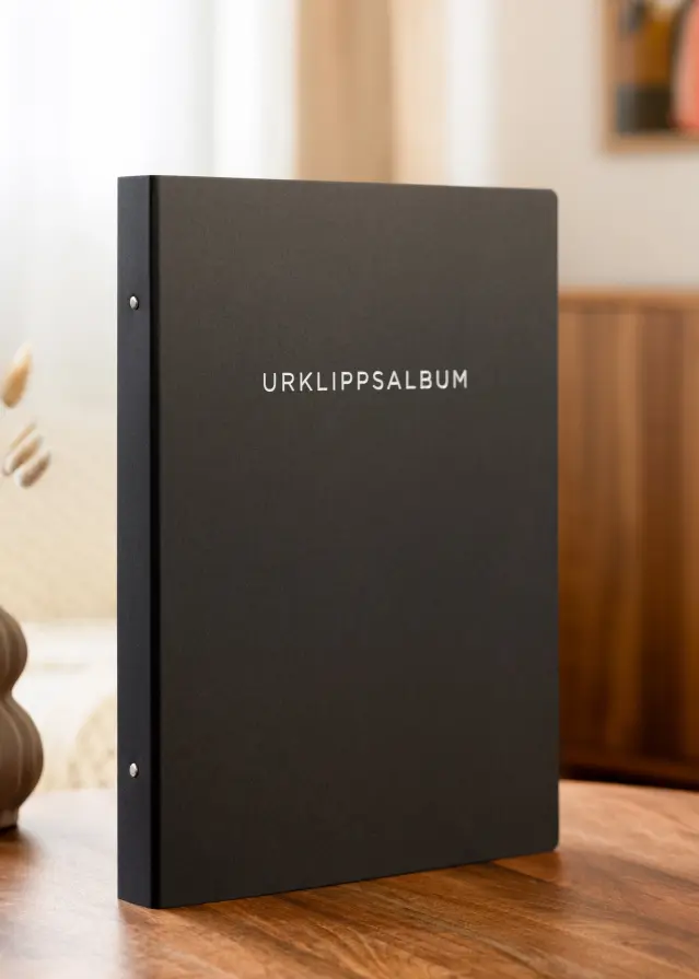 Urklippsalbum A3 Ringpärm Svart