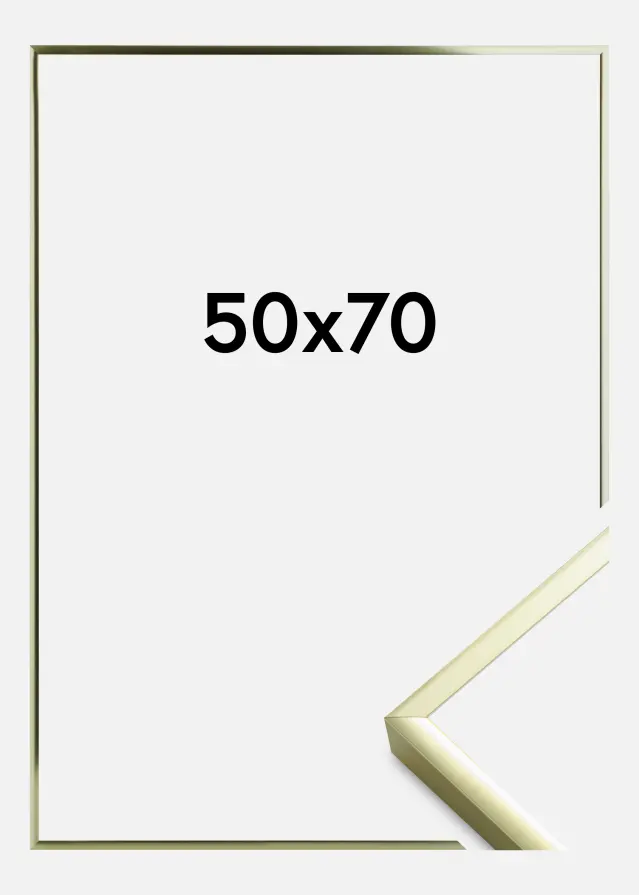 Ram Poster Frame Aluminum Gold 50x70 cm