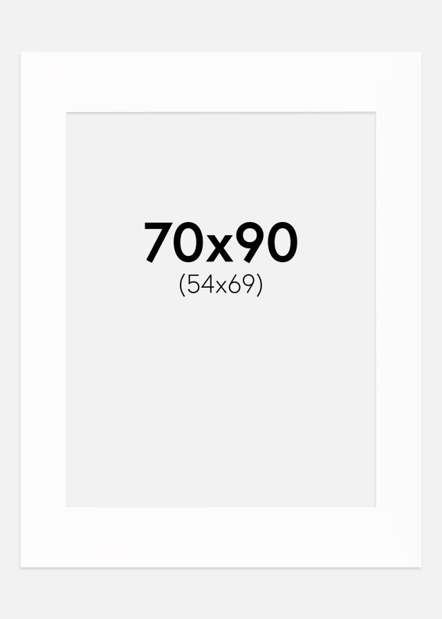 Passepartout Canson Vit (Vit kärna) 70x90 cm (54x69)