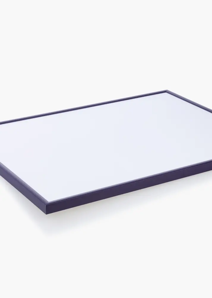 Ram New Lifestyle Mörklila 50x70 cm - Passepartout Svart 42x59,4 cm (A2)