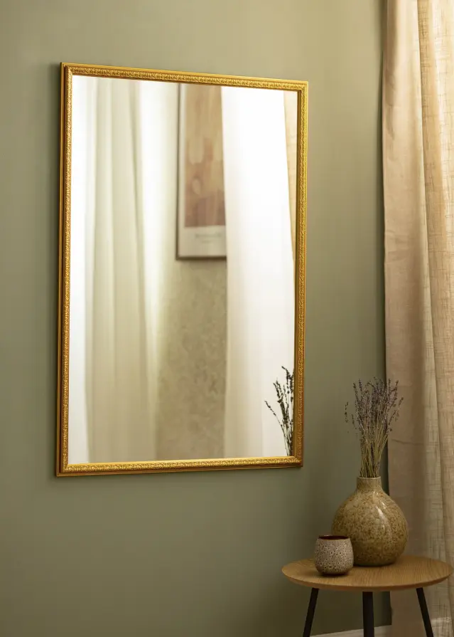 Spegel Nostalgia Guld 65x95 cm