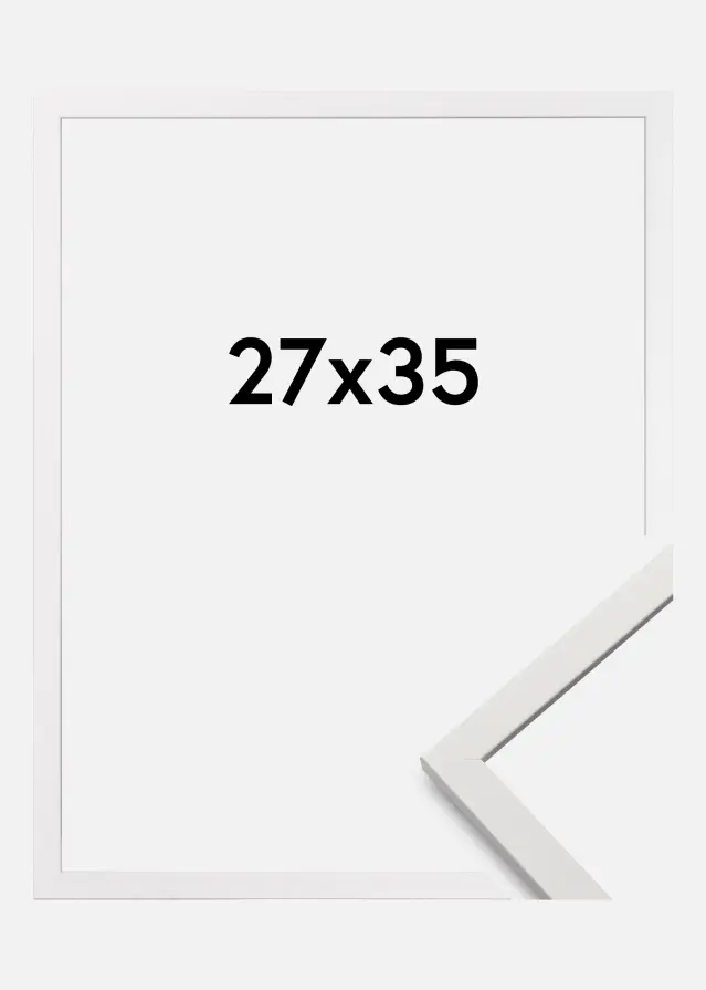 Ram Edsbyn Vit 27x35 cm