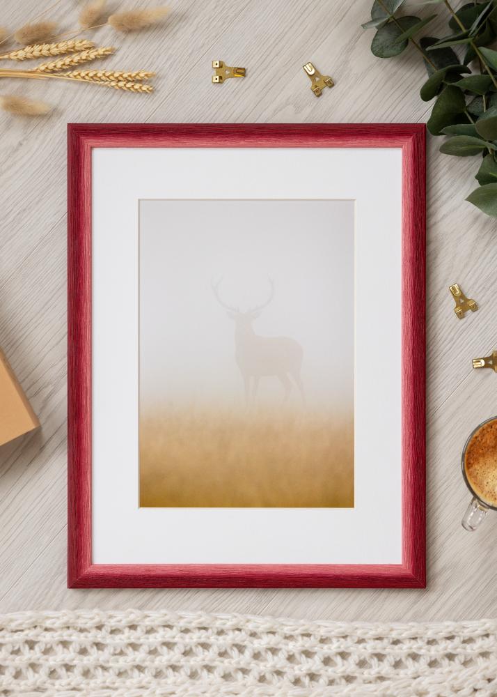 Ram Cornwall Akrylglas Mörkröd 30x30 cm