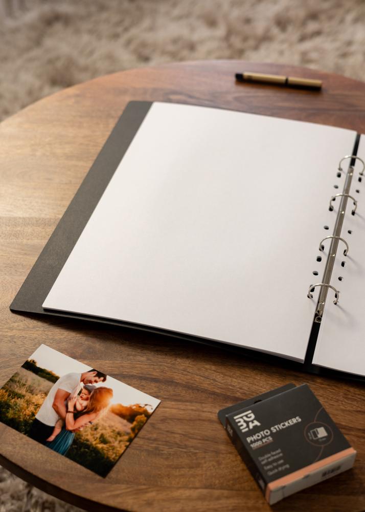 Urklippsalbum A3 Ringpärm Svart