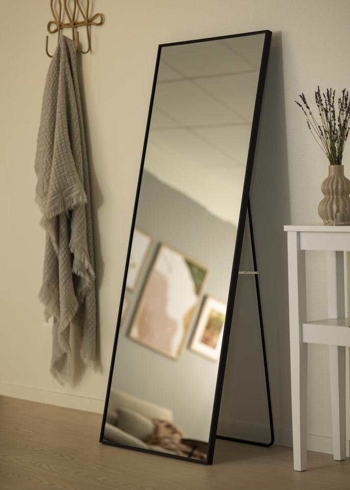 Spegel Tall Rectangle Svart 55x150 cm
