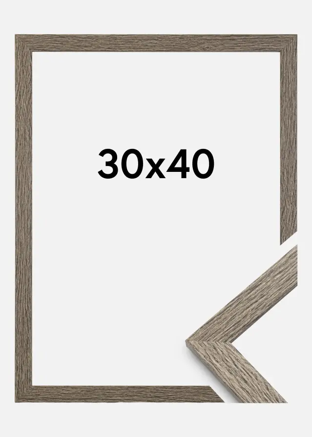 Ram Stilren Dark Grey Oak 30x40 cm