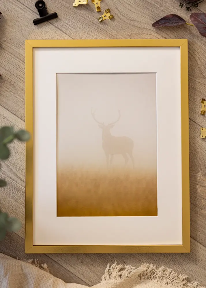 Ram Minerva Akrylglas Guld 21x29,7 cm (A4)