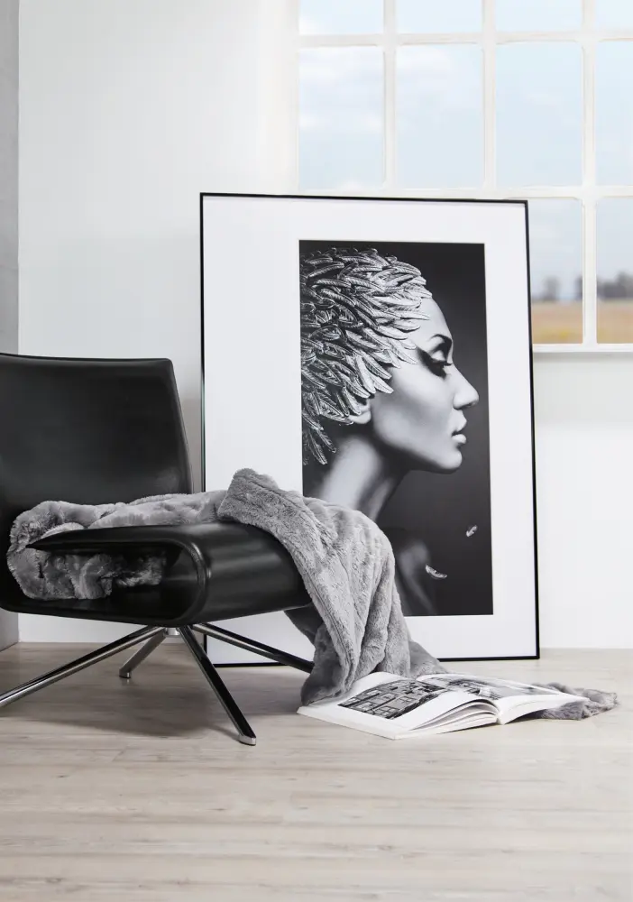 Ram Nielsen Premium Alpha Blank Svart 50x100 cm