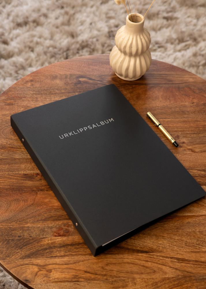 Urklippsalbum A3 Ringpärm Svart