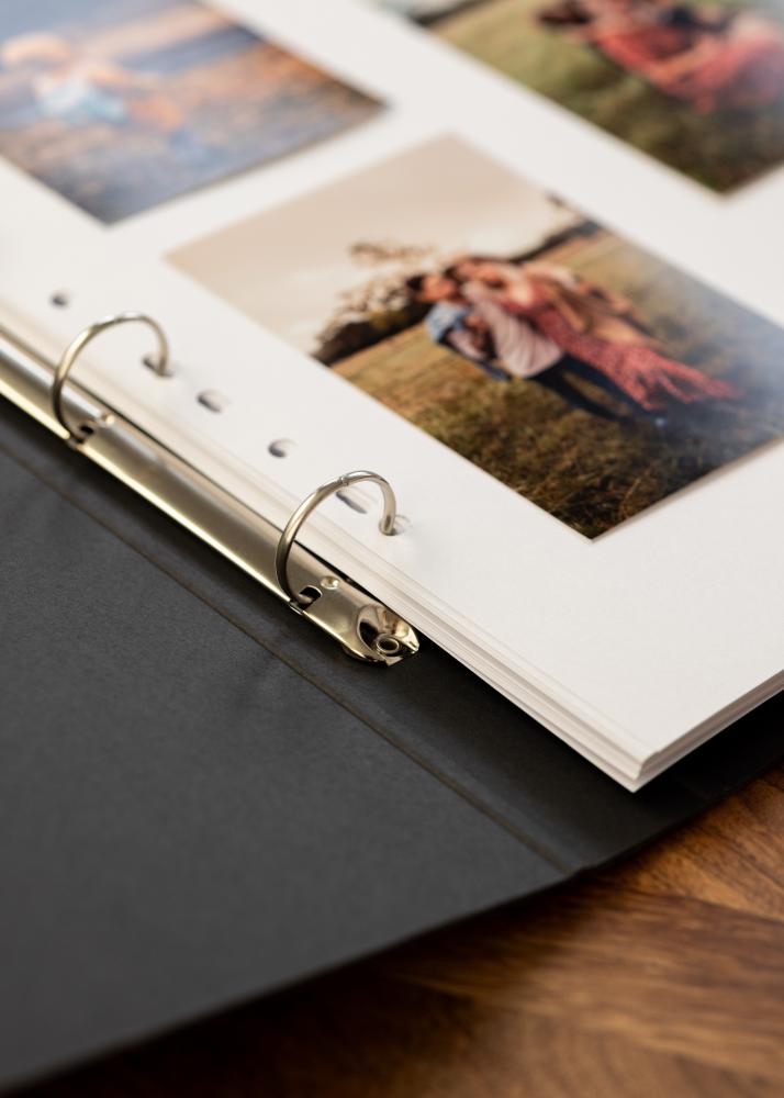 Urklippsalbum A3 Ringpärm Svart