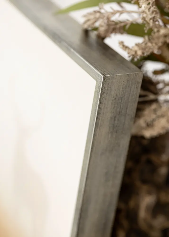 Ram Geb Canvasram Silver/Vit - Valfri Storlek
