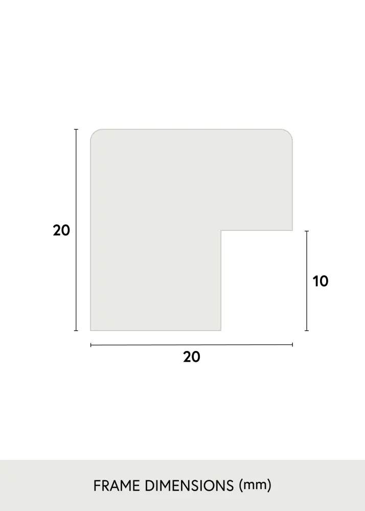 Ram Blocky Akrylglas Ek 85x120 cm