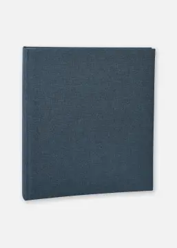 Base Line Canvas Ringpärm - Blå