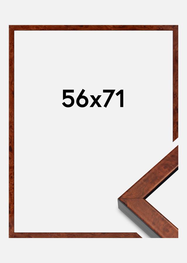 Ram Hermes Akrylglas Burr Walnut 56x71 cm