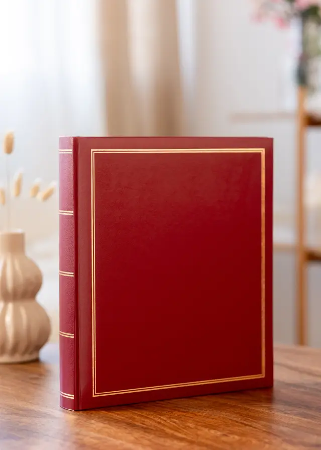Classico Album Röd - 30x33 cm (100 Vita sidor / 50 blad)