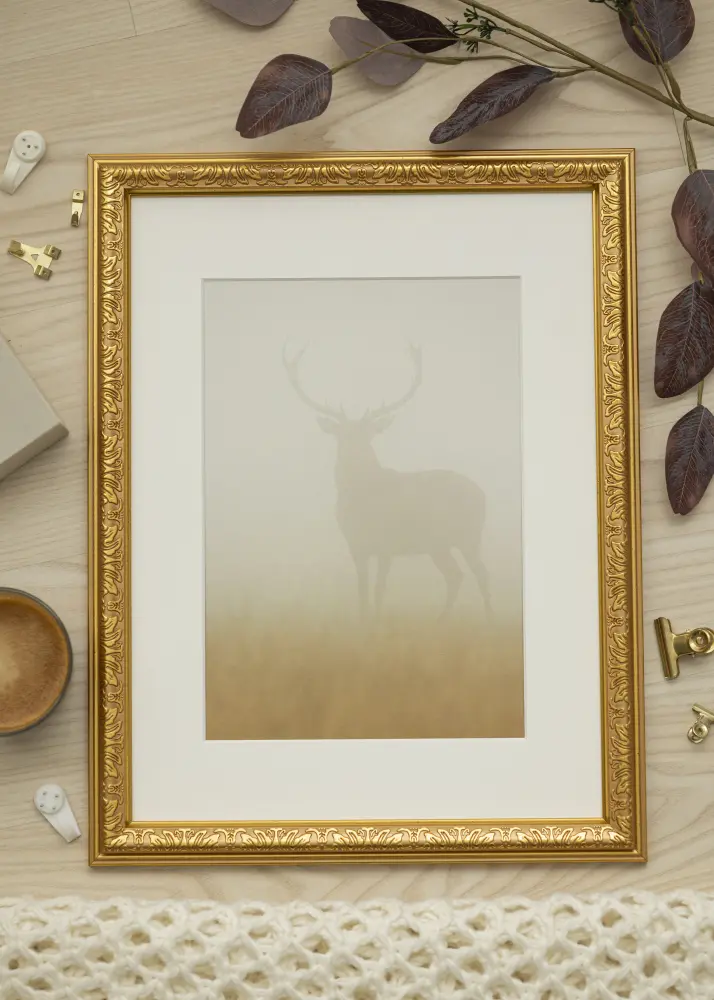 Ram Nostalgia Guld 21x29,7 cm (A4)