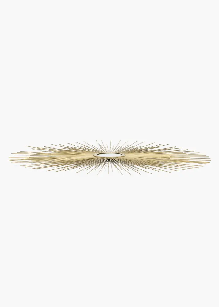 KAILA Rund Spegel Sunrays - Guld 80 cm Ø