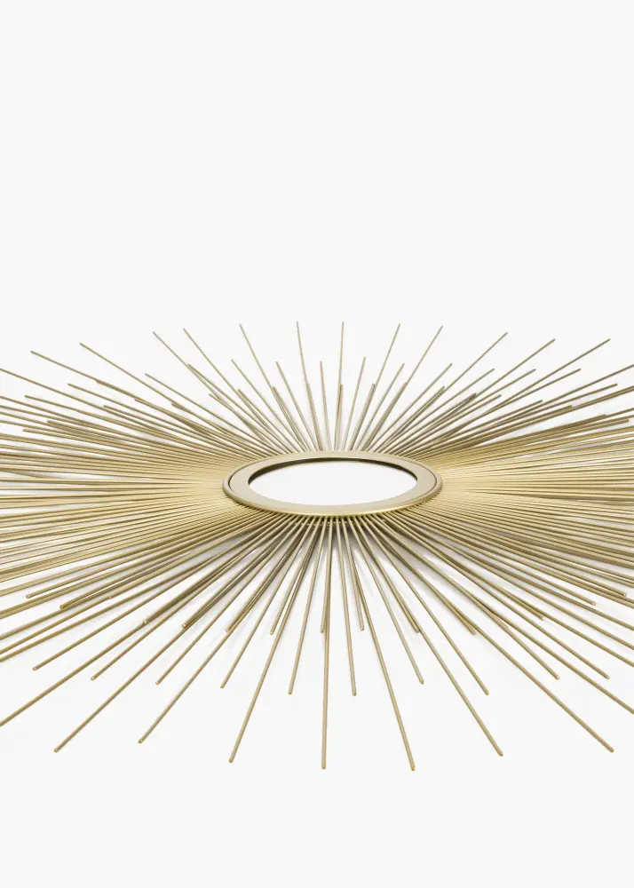 KAILA Rund Spegel Sunrays - Guld 80 cm Ø