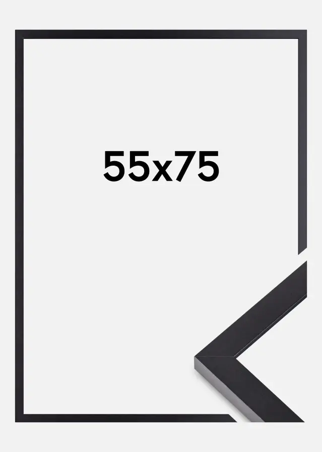 Ram Selection Akrylglas Svart 55x75 cm