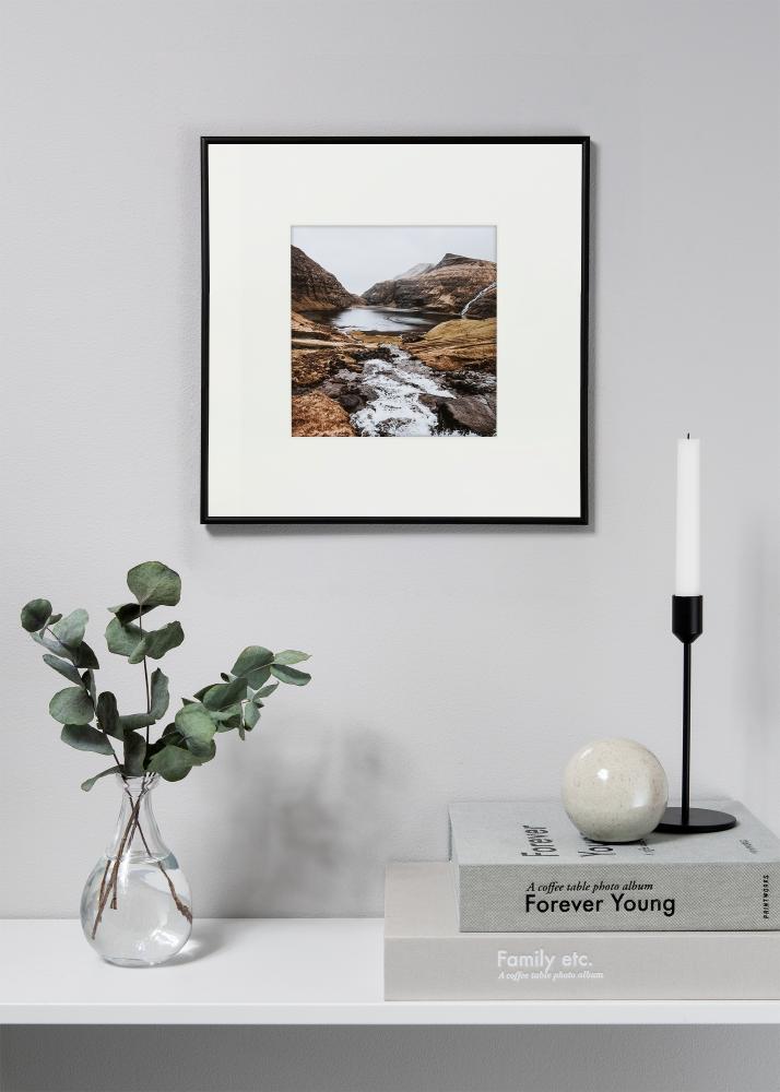 Passepartout XL Vit (Vit kärna) 30x30 cm (14x14)