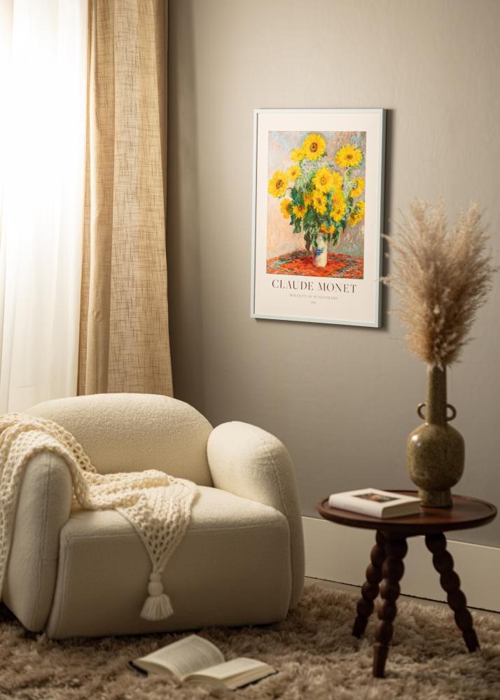 Colorful Akrylglas Turkos 40x40 cm