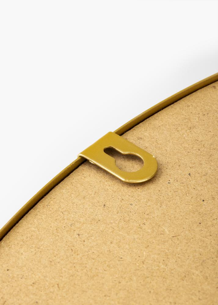 KAILA Rund Spegel Triangles - Guld 55 cm Ø